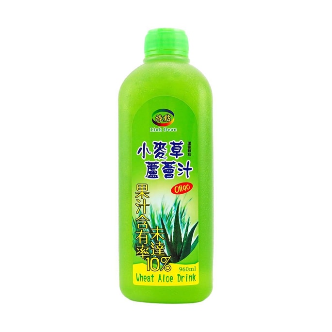 Wheatgrass Aloe Vera Juice, 33.81 fl oz