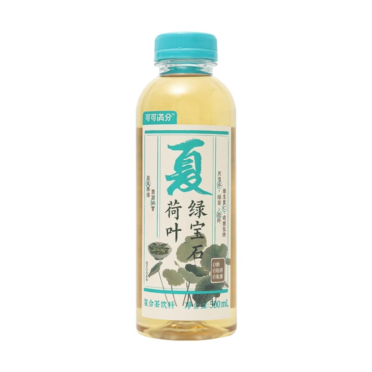 Lotus Leaf & Jade Essence  Green Tea Drink,16.9 fl oz *6【6 Packs】【0 Sugar 0 Fat  0 Calories】 3