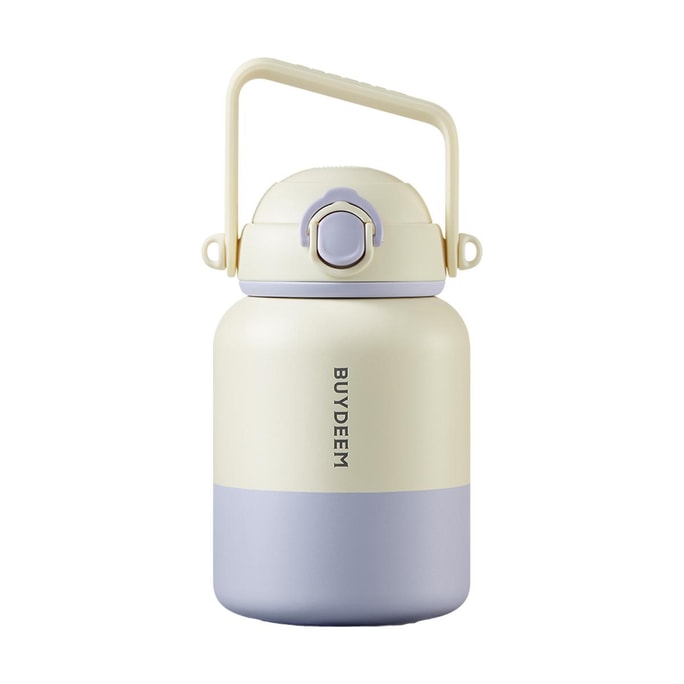 BUYDEEM Taro Purple Ton Ton Vacuum Insulated Mug, 27.1 fl oz, Long-Lasting Heat & Cold Retention S301/A4