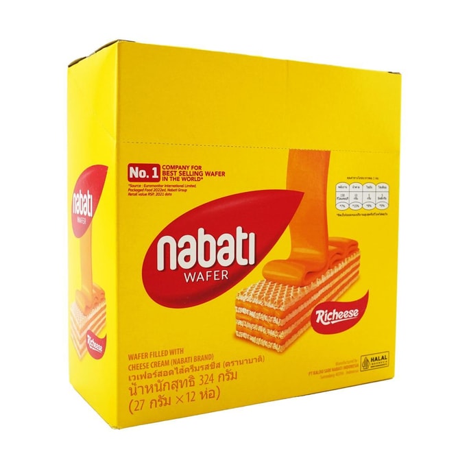 NABATI Cheese Wafer 12pcs 324g