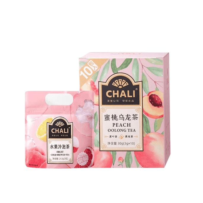 【中國直郵】 茶裡 蜜桃烏龍茶 30g*1盒 花果茶熱泡多喝水茶包
