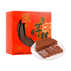 台灣梅花鄉 年年糕升 紅豆年糕 520g【全美超低價】【春節年貨必買】