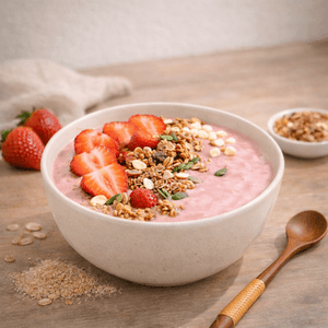 FIBOO 爆料超模蛋白代餐奶昔 轻食代餐营养食品 主食速食代餐 400g #草莓轻乳味 低卡 清爽酸奶碗/饱腹叶麦杯/营养奶昔碗可做