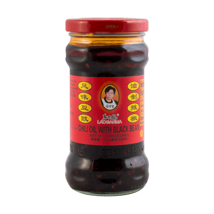 Chili Oil with Black Soybean in Jar 280g