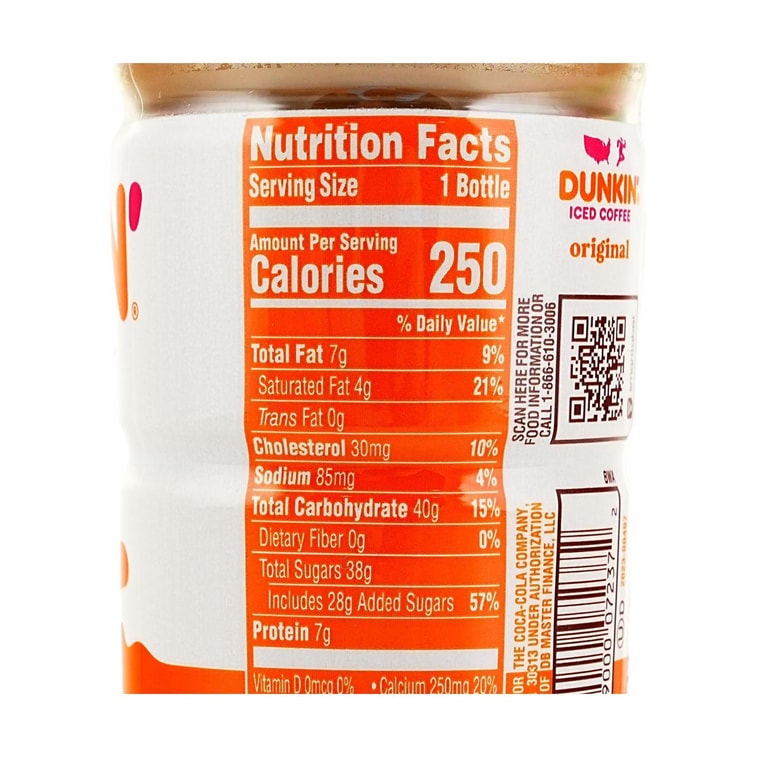 Dunkin' Original Iced Coffee, 13.7 oz 4