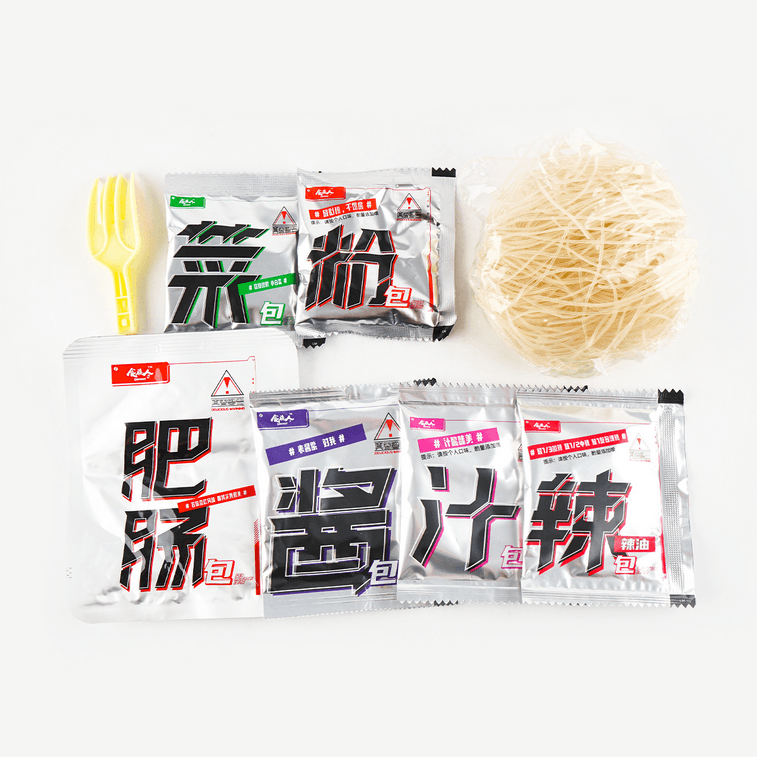 食族人 酸辣肥腸粉 沖泡即食米線 杯裝 145g 6