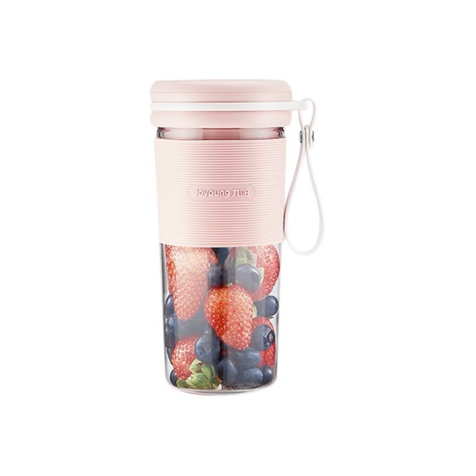 Juice Extractor Home Use Multifunctional Small Portable Fruit Electric Juice Extractor Cup Mini Stirring pink