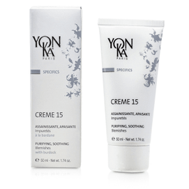 Yonka Specifics Creme 15 With Burdock - Purifying, Soothing (For Blemishes) 50ml/1.74oz