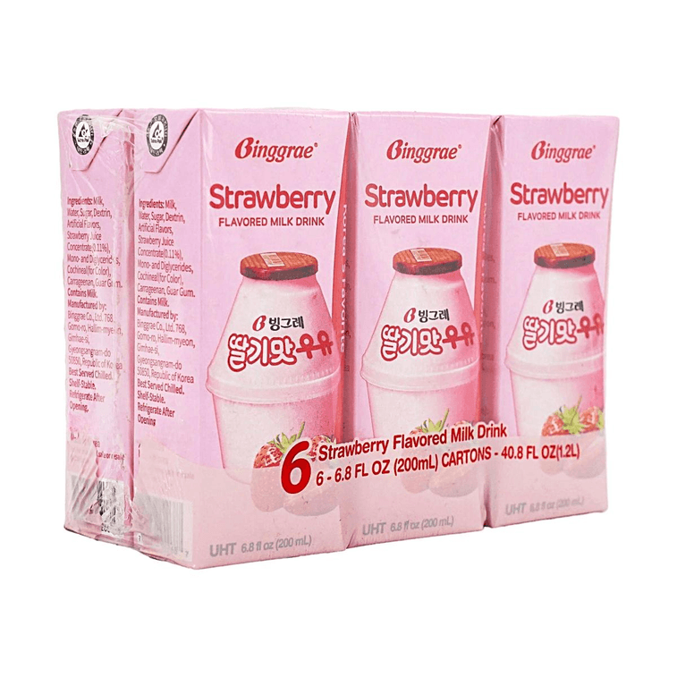 イチゴミルク 韓国牛乳 ６本セット 1200ml 6