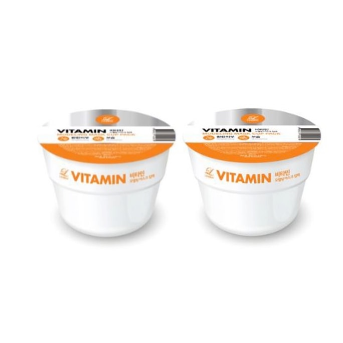 [대한민국 핫모델] 제이유린 - 상쾌한 저자극 머드 마스크 (컵 사이즈) - 밝은 피부를 위한 비타민 28g x 2개