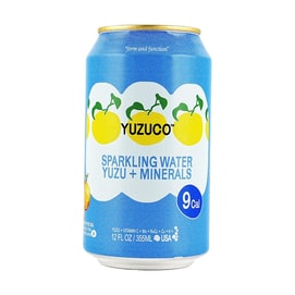 日本YUZUCO 柚子矿泉气泡水 355ml【清爽补水】【0脂低卡】
