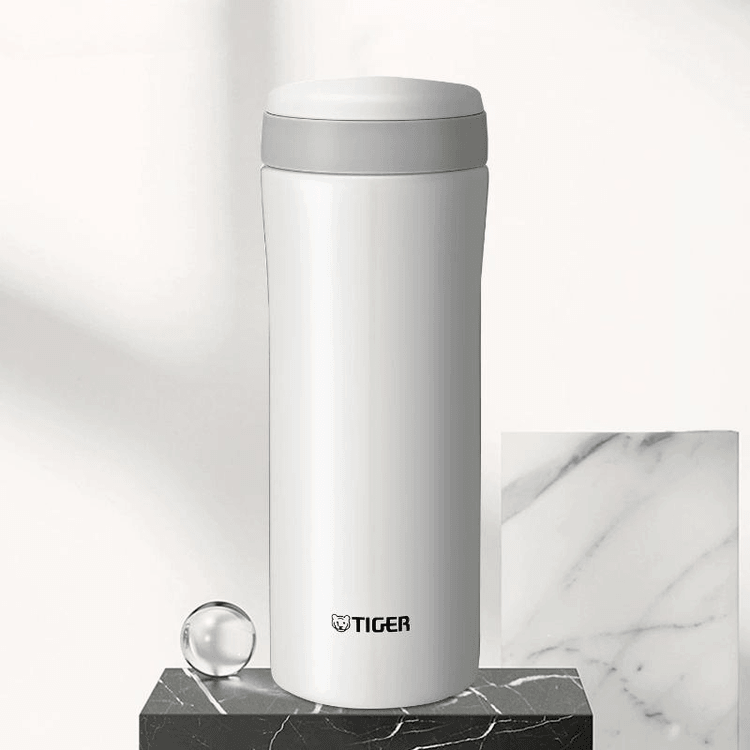中国直邮】 日本TIGER 虎牌保温杯304不锈钢MMK-A45C水杯白色450ml - 亚米