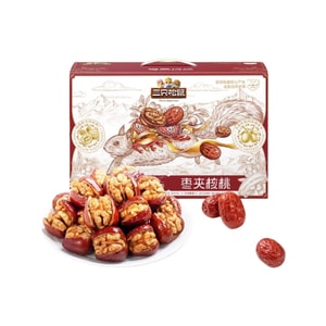 [中国直送] スリースリーズ クルミ入りデーツ 750g レッドデーツとクルミのデーツパイ ヘルシーで栄養価の高いスナック デイリーナッツ