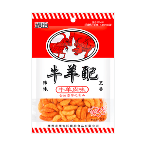 Beef and Mutton Flavored Puffed Crackers Five Spice Spicy 3.17oz【Childhood Memory】