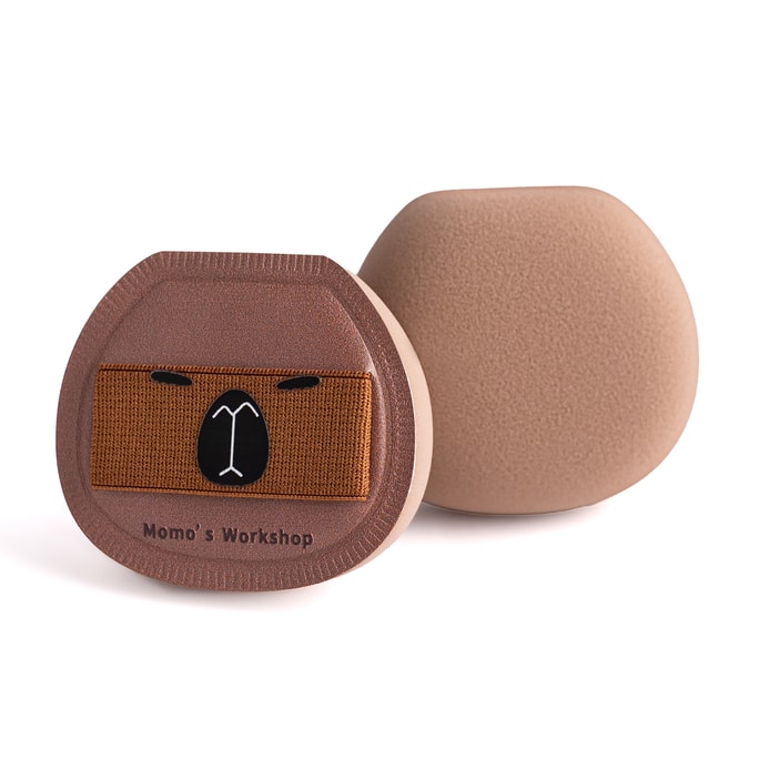 Cute Makeup Sponge Dual-Texture Beauty Blending Puff for Liquid & Cream Foundation Reusable Soft Sponge 1pcs