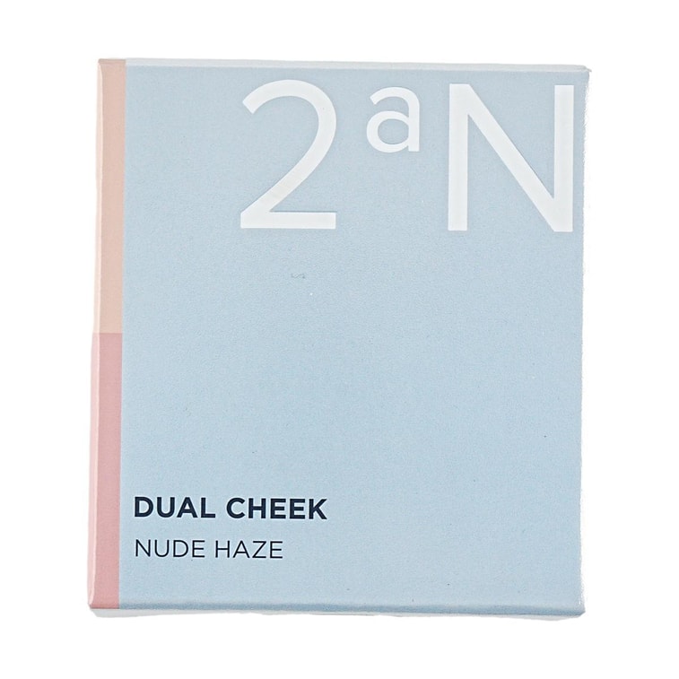 韩国2AN 双色腮红 低饱和 暖色调 微闪低调日常 微收缩色 #8 Nude Haze 裸米色+裸玫瑰色 4.5g*2 7