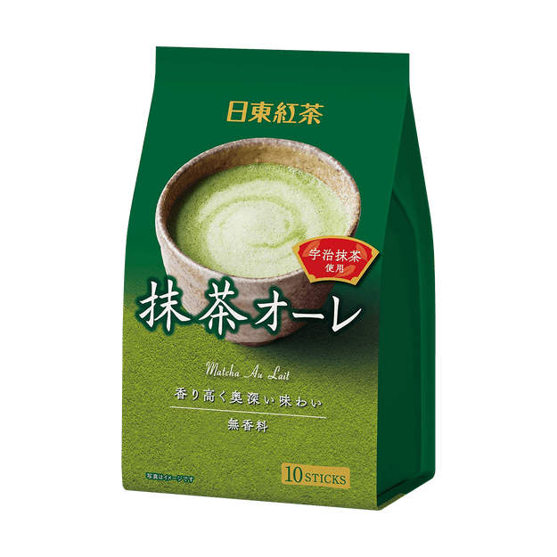 日本nittoh日东红茶西尾宇治抹茶奶茶240g 亚米网