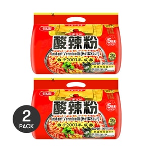 白家陈记 四川特色风味酸辣粉 5包入 525g *2【2份超值装】