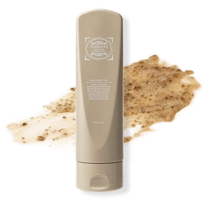 Earl Grey Tea Perfumed Facial Scrub, Gentle Daily Scrub & Cleanser, blackheads & pore care 230g