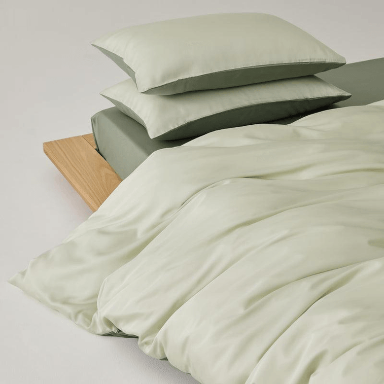 Aurora Tencel Bedding Set Sage Mist-Double 3