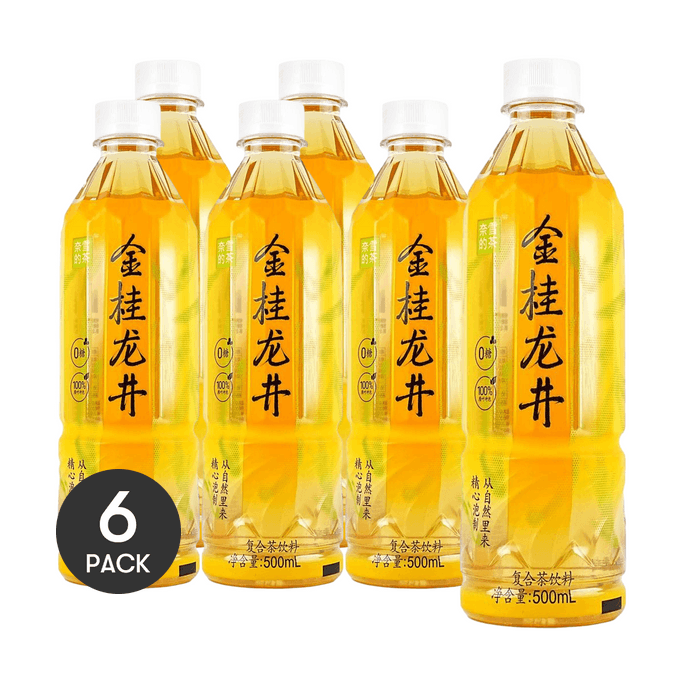 Osmanthus Green Tea,0 Sugar,16.91 fl oz*6【6 Packs】