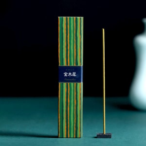 日本香堂 吉祥如意系列 线香细长型 附香插 桂花 金木犀 40支