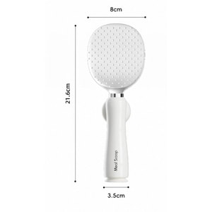 Magnetic Rice Spoon, Non-Stick for Rice, Standable Rice Scoop, 1 Piece, White