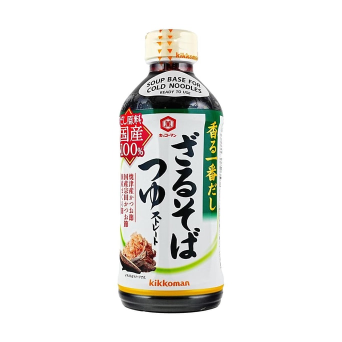 キッコーマン ざるそば ストレートつゆ 16.9液量オンス