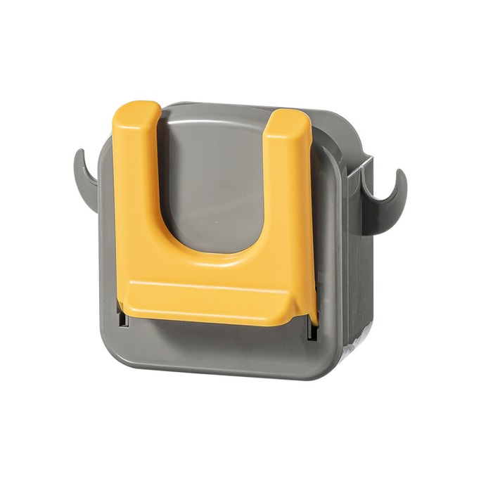 Wall Mounted Hair Dryer Holder Foldable Shelf Bathroom Hair Dryer Holder Bathroom Hanger Gray