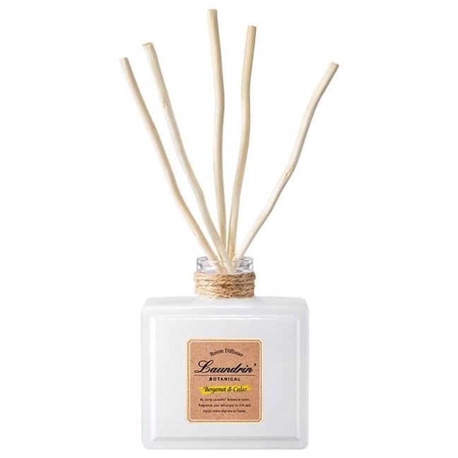 LAUNDRIN' Botanical Room Diffuser - Bergamot & Cedar 80ml