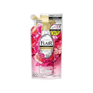 [일본 직배송] 카오 정전기 방지 스프레이 리필 팩 240ml, 우아한 플로럴 향, 옷감 상쾌함, 탈취, 오래 지속되는 향기, 주름 제거, 항균, 세탁 불필요