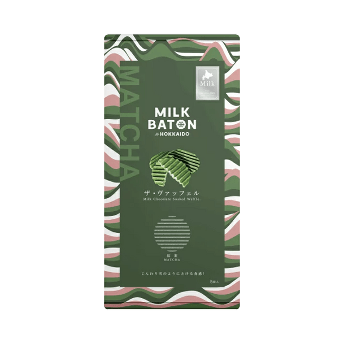 日本 MILK BATON 抹茶华夫曲奇 189g