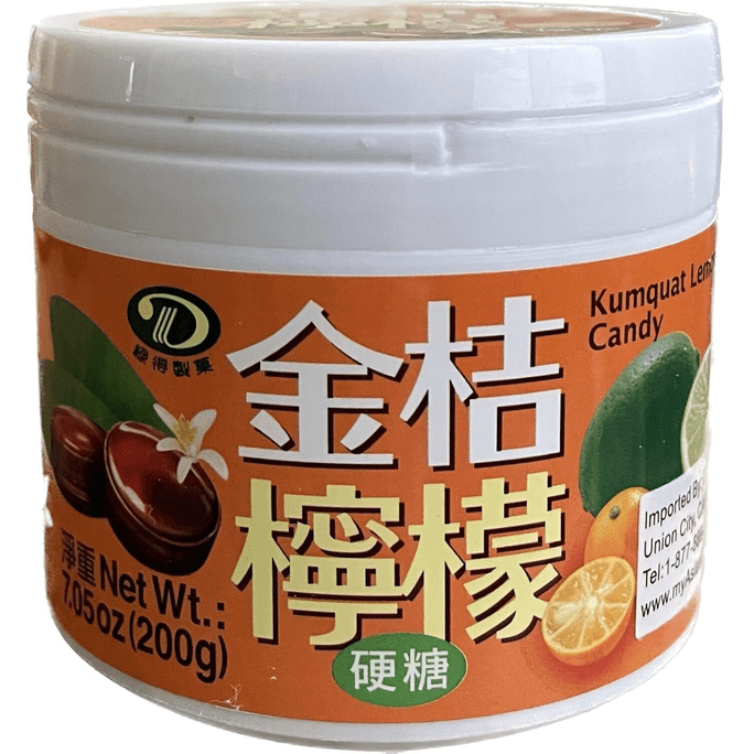 Kumquat Lemon Hard Candy For Throat 7.05 Oz/ 208G 
