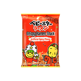 日本BABYSTAR贝贝星 香脆拉面零食 麻辣味 70g