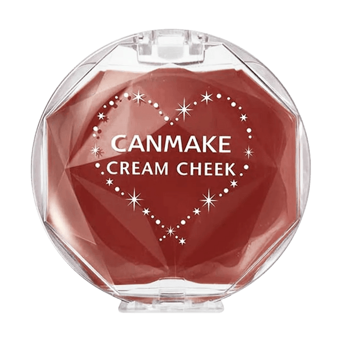 日本CANMAKE井田 梦幻胭脂膏奶油腮紅 空气柔雾慕斯腮红膏 #16 复古砖红 少女天生血色感 @COSME大赏第一位