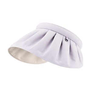 【Adjustable Straps】Wide Brim Roll-up Sun Hat Sun Visor  Purple