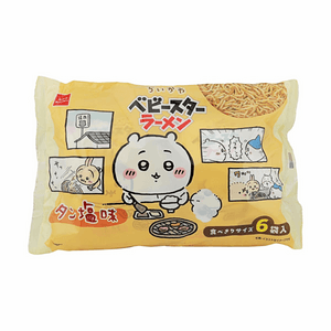 日本 BABYSTAR 点心面 烤牛舌味 6包 (21g x 6) 【Chiikawa联名】【咸鲜酥脆】