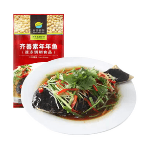 【中国直邮】 齐善食品 素鱼年年有余270g*1包