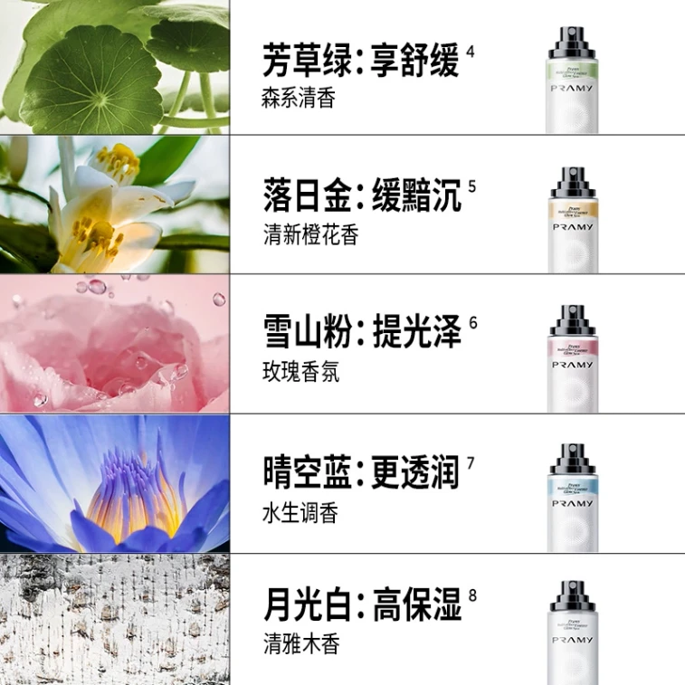 柏瑞美 多效精华水光喷雾 #雪山粉(提光泽) 适合熬夜肌 75ml 5
