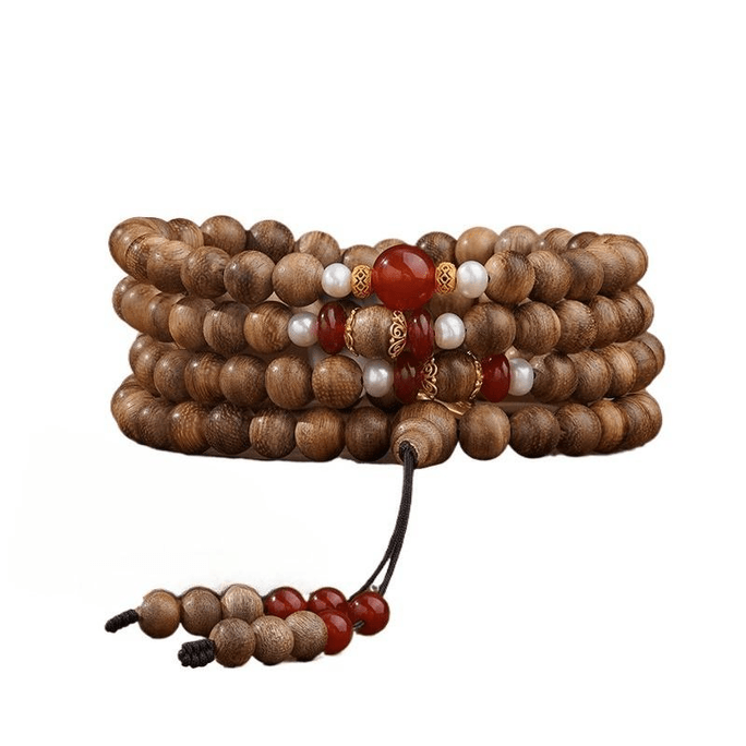 【中國直郵】 中國國家博物館 國家博物館 布達拉宮沉香木手串108顆男款 86cm*1個