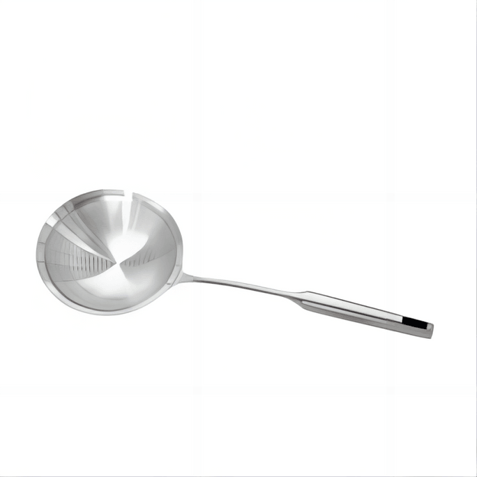 Qing Exhibition 16cm Stainless Steel Long Handle Round Strainer