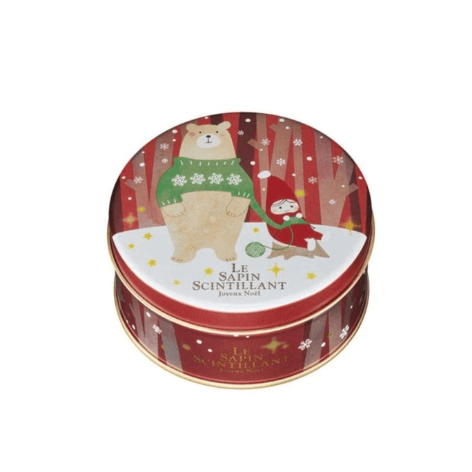 【日本直邮】 日本 神户风月堂 2025圣诞限定 高弗雷熊薄饼 6枚