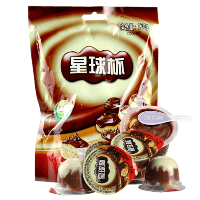 Chocolate Beans Nostalgic Snack 15g*8cups