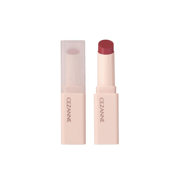 Soufflé pink tube lipstick lip balm glossy moisturizing type 4.2g [02 French Rose]