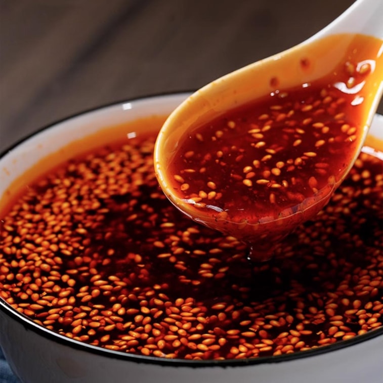 Spicy Chili Oil *1 + Sesame Sauce *1 , Combo Pack , 15.85 oz【Perfect for Hot Pot, Spicy Noodles, and Cold Dishes Season 3