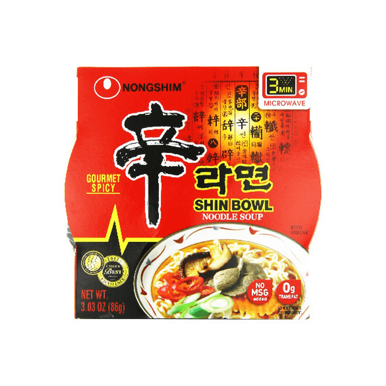 韩国NONGSHIM农心 速食辛拉面 经典系列 碗装 86g 3
