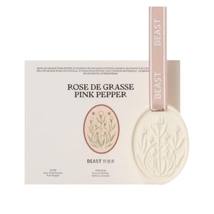 サウザンドペタルローズエンボス加工の香りハンガーセット フローラルフレグランス 車＆クローゼット用芳香剤