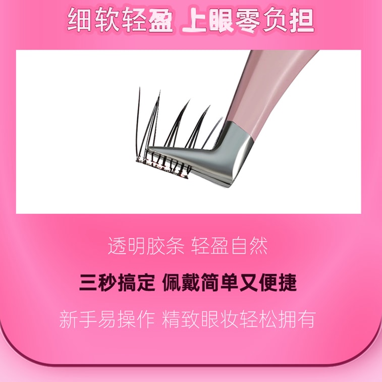 中国LISHU荔树爱豆女团系列-Rapper(10.5-12.5MM)免胶款A08-09(48簇) 4