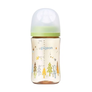 PIGEON PPSU Plastic Feeding Bottle 240ml woods