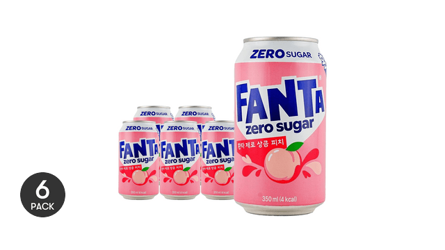 KOREA COCA COLA ファンタ ゼロシュガー フレッシュピーチ味 ソーダ